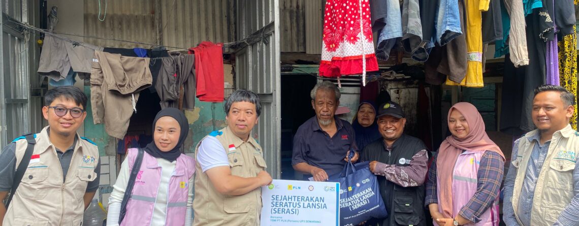 IZI dan YBM PLN UP3 Semarang Bantu 112 Lansia dalam Program Serasi