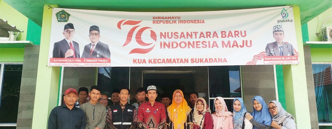 IZI Lampung dan KUA Kecamatan Sukadana