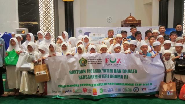 Santunan Yatim Bersama Mentri Agama RI