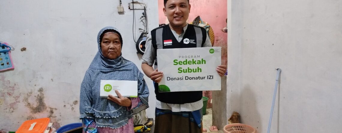 Bantuan Program Sedekah Subuh, Ringankan Mustahik di Depok