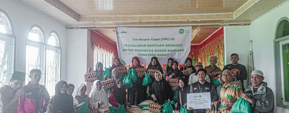 Bantuan untuk Korban Banjir Bandang Sumbar