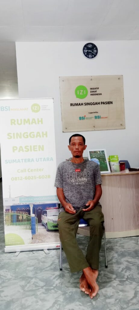 Rino, Pasien Kanker Usus RSP IZI Sumut