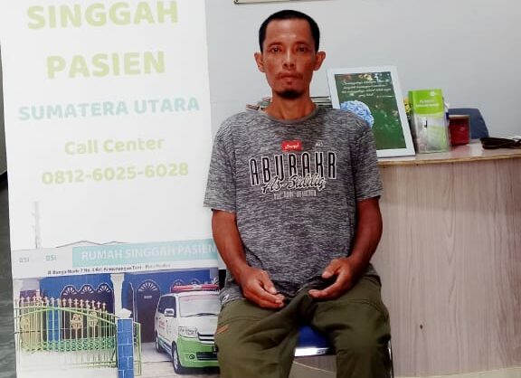 Rino, Pasien Kanker Usus RSP IZI Sumut